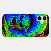 Skull Artwork Handy Case iPhone Hülle (Rückseite (Horizontal))