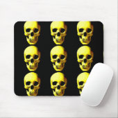 Skull Artwork Mousepad (Mit Mouse)