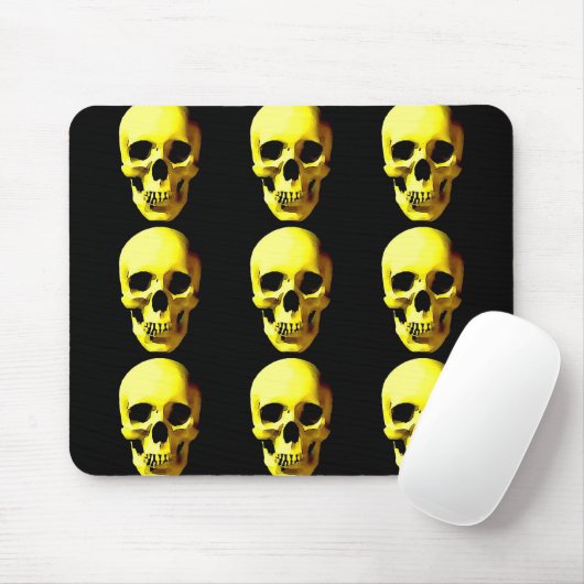 Skull Artwork Mousepad (Mit Mouse)