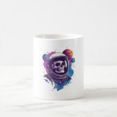 Skull Astronaut Explorer Kaffeetasse (Mittel)