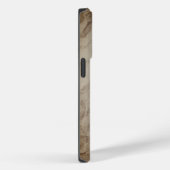 Skull auf Papiertextur Hintergrund Case-Mate iPhone Hülle (Rückseite / Rechts)