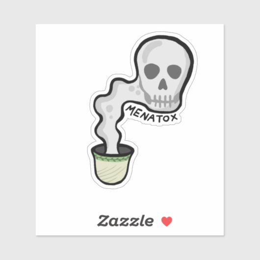 Skull-Aufkleber Aufkleber (Blatt)