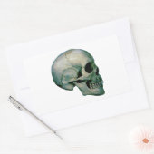 Skull aus dem Profil Rechteckiger Aufkleber (Umschlag)