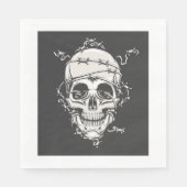Skull Barbed Wire Serviette (Vorderseite)