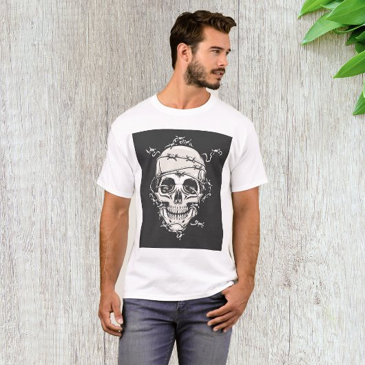 Skull Barbed Wire T-Shirt