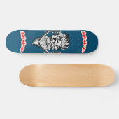 Skull-Barber-Skateboard-Deck Skateboard (Horizontal)