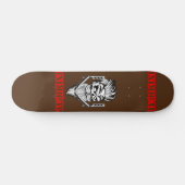 Skull-Barber-Skateboard-Deck Skateboard (Horizontal)