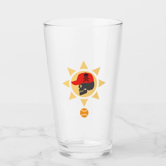 Skull Baseball Glas (Vorderseite)