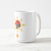 Skull Baseball Kaffeetasse (VorderseiteRechts)