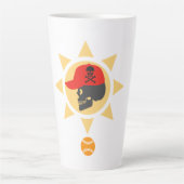 Skull Baseball Milchtasse (Vorderseite)