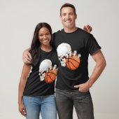 Skull Basketball-Spieler Basketball T-Shirt (Unisex)