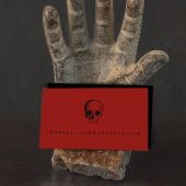 Skull Beängstigend Telefonnummerkarte