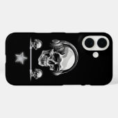 Skull Beats MagSafe iPhone 16 Gotische Kopfhörer Case-Mate iPhone Hülle (Rückseite (Horizontal))