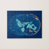 Skull Beauty Gothic Portrait Puzzle (Horizontal)