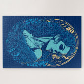 Skull Beauty Gothic Portrait Puzzle (Horizontal)