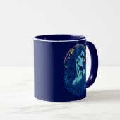 Skull Beauty Gothic Portrait Tasse (VorderseiteRechts)