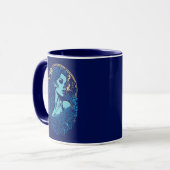 Skull Beauty Gothic Portrait Tasse (Vorderseite Links)