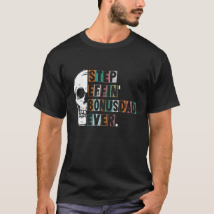 Skull Best Effin Bonus Vater immer Vintag für T-Shirt