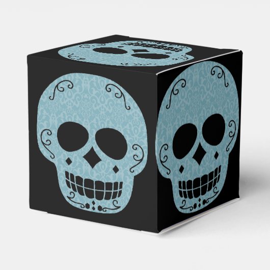 Skull-Bevorzugung Geschenkschachtel (Rückseite)