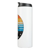 Skull-Biker Flame Flügelrad Motorrad Thermosbecher (Nach rechts gedreht)