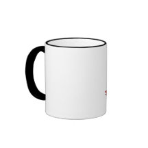 Skull - Black 11 oz Ringer Tasse
