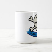 Skull - Black 15 oz Ringer Tasse (Mittel)