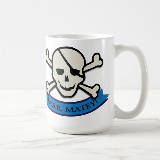 Skull - Black 15 oz Ringer Tasse (Rechts)