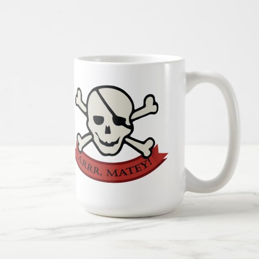 Skull - Black 15 oz Ringer Tasse (Rechts)