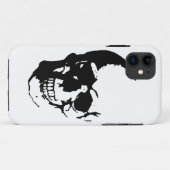 Skull - Black & White Metal Fantasy Art Case-Mate iPhone Hülle (Rückseite (Horizontal))