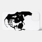 Skull - Black & White Metal Fantasy Art Case-Mate iPhone Hülle (Rückseite (Horizontal))