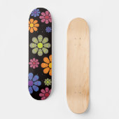 SKULL-BLUME PRO-BOARD SKATEBOARD (Vorderseite)