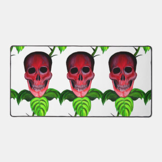 Skull Blume Science Fiction Thema Creepy Design Schreibtischunterlage