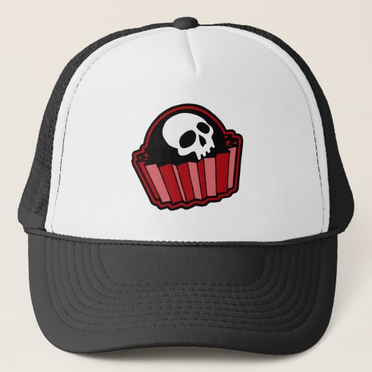 Skull Bonbon Truckerkappe (Vorderseite)