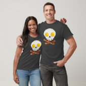Skull & Bones Bacon & Eggs Frühstück T-Shirt (Unisex)