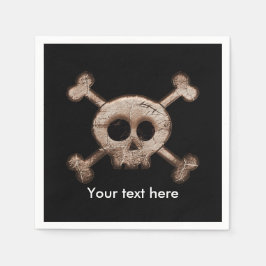 Skull & Bones Geburtstagsparty Napkins Serviette