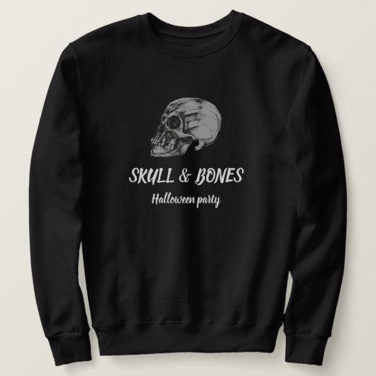 Skull & Bones Halloween Sweatshirt (Design vorne)
