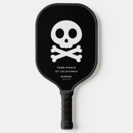 Skull Bones Pickleball Team Familie Halloween Pickleball Schläger