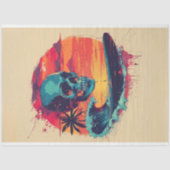 Skull Bones Surf Ride #3 Decoupage Seidenpapier (Vorderseite)