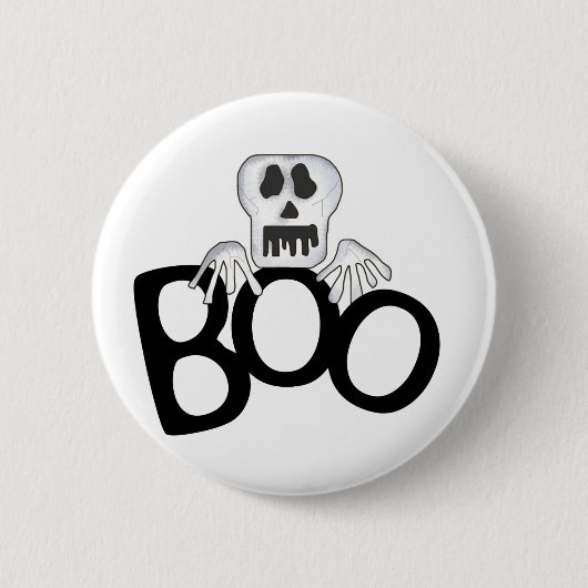 Skull Boo Button (Vorderseite)