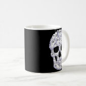 Skull Boo Ghost Funny Boo Ghosts Halloween Costume Kaffeetasse (VorderseiteRechts)