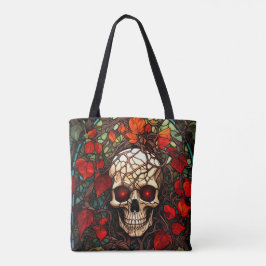 Skull Book Bag Geburtstag Geschenk Name Tasche