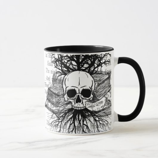 Skull & Books Tasse (Rechts)