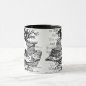 Skull & Books Tasse (Zentrum)