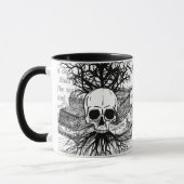Skull & Books Tasse (Links)