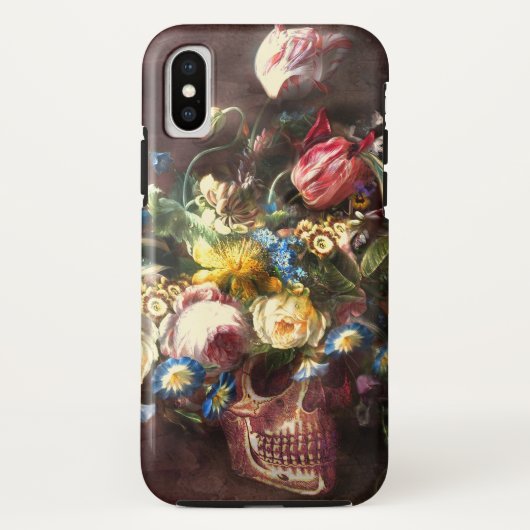 Skull Bouquet Case-Mate iPhone Hülle (Rückseite)