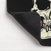 Skull Bowling Buttone Skeleton Head Bowler Men Boy Mousepad (Ecke)