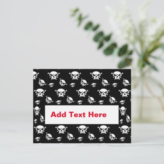 Skull Boys Postkarte (Stehend Vorderseite)