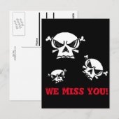 Skull Boys Postkarte (Vorne/Hinten)