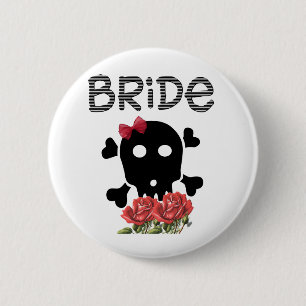 Skull Bride Button