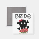 Skull Bride Magnet (Vorderseite/Rückseite)